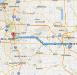150529 Poland OH to Akron OH
