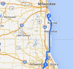Mount Prospect to Oak Creek WI